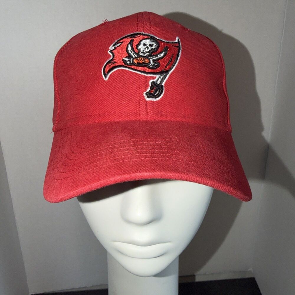 NFL Tampa Bay Buccaneers Reebok Red Adjustable Hat Cap Adult One Size
